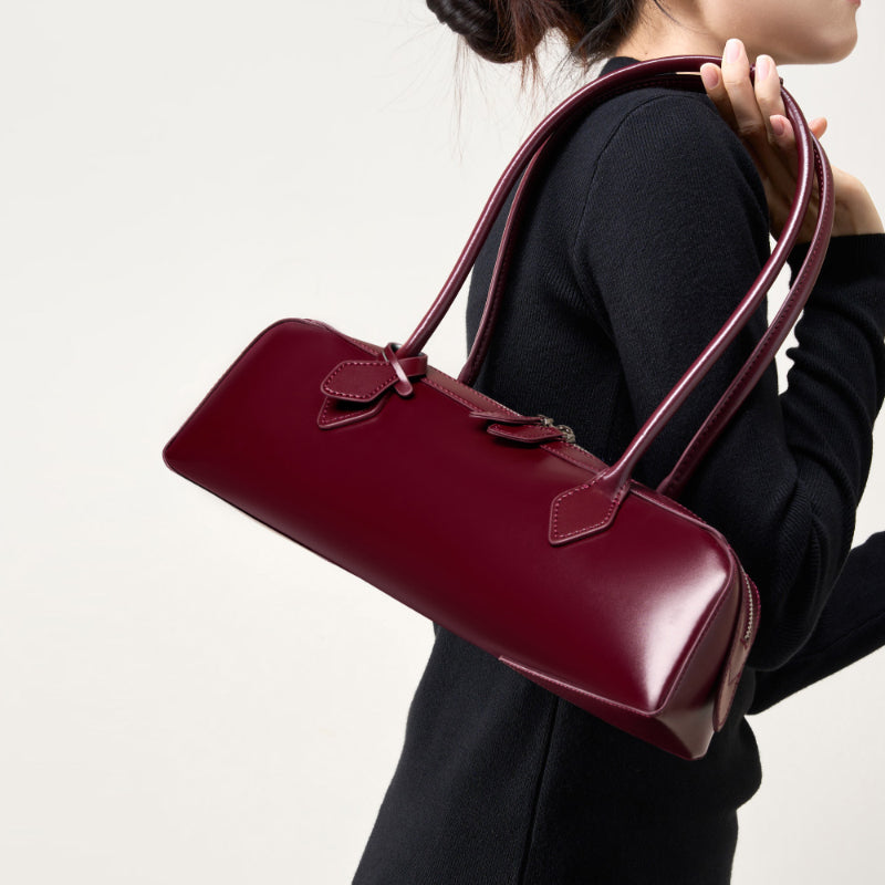 Shari Pulse Baguette Shoulder Bag
