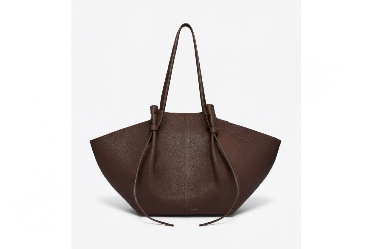 Hadiqa Bloom Neutral Wide Tote Bag