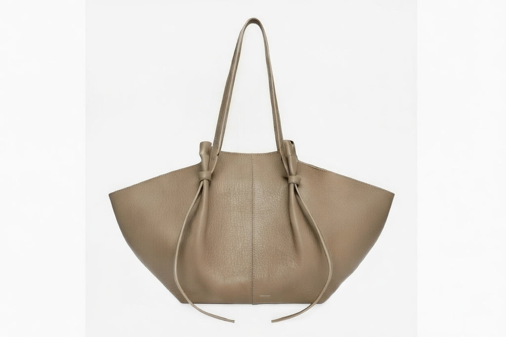Hadiqa Bloom Neutral Wide Tote Bag
