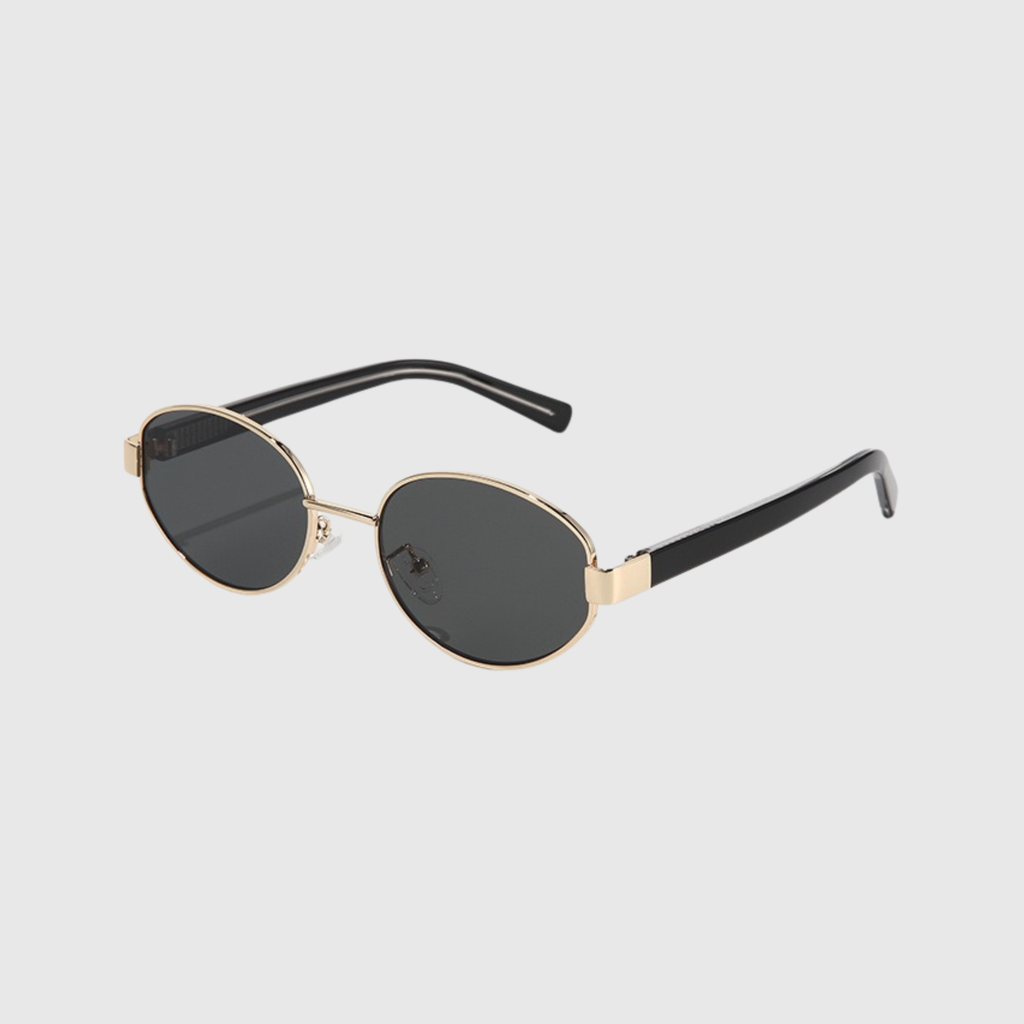 Shams Aura Vintage Oval Wireframe Sunglasses