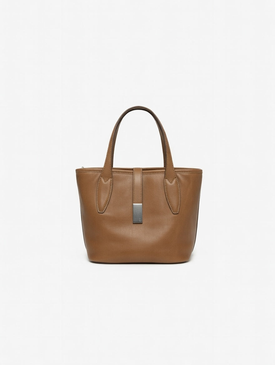 Rimal Echo Metal Lock Oversized Tote Bag