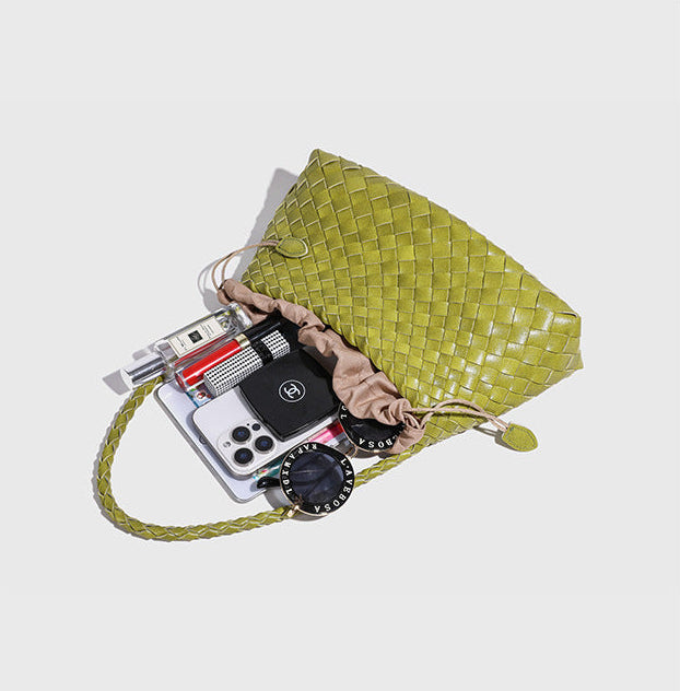 Hadiqa Bloom Woven Dumpling Shoulder Bag
