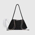 Hadiqa Bloom Woven Dumpling Shoulder Bag