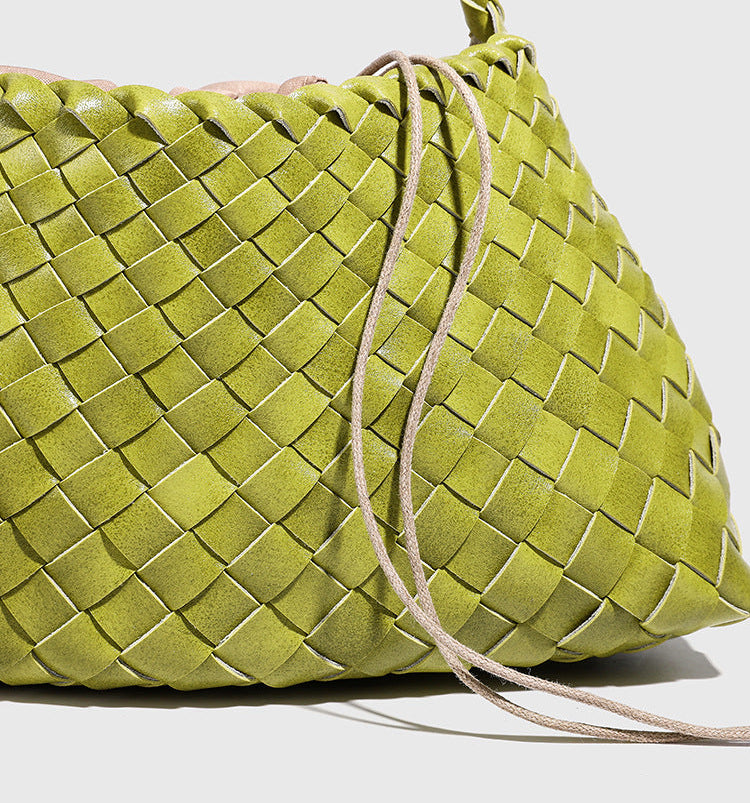 Hadiqa Bloom Woven Dumpling Shoulder Bag