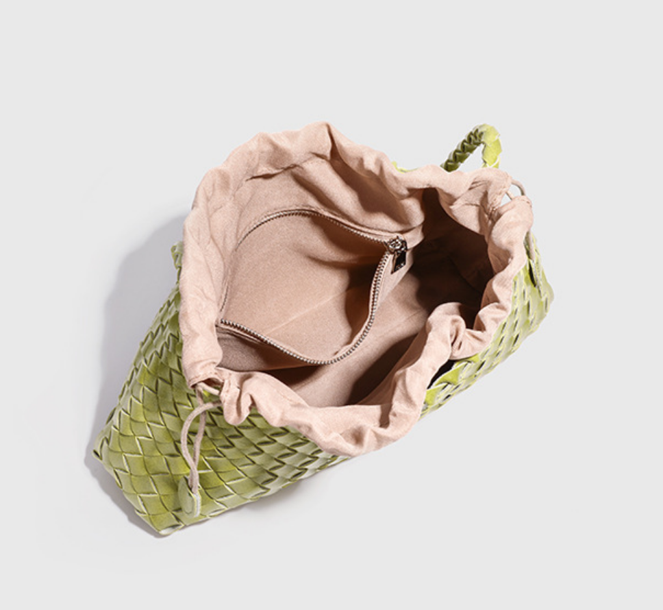 Hadiqa Bloom Woven Dumpling Shoulder Bag