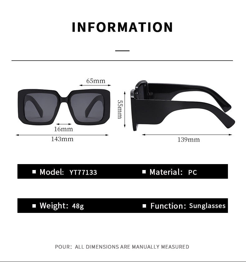 Lail Contour Bold Wide-Temple Frames