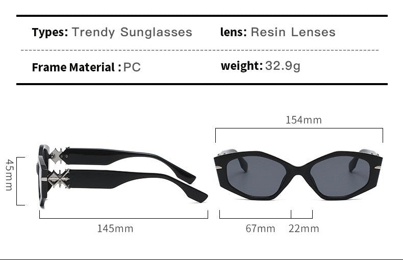 Lail Contour Narrow Angular Shades